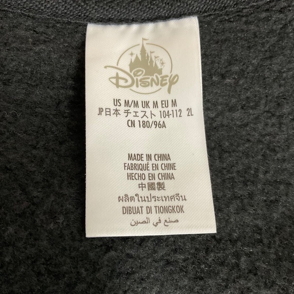 Disney Mickey Mouse Holiday Sweatshirt Medium Striped Trim Walt Disney World - Picture 6 of 10